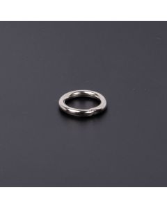 1/2 Inch Heavy Welded O-Ring on a dark background
