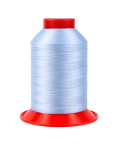 A spool of light, sky blue thread
