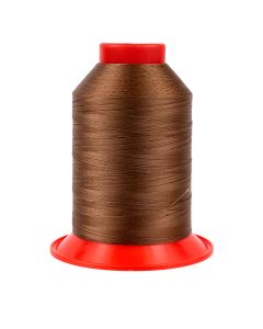 A spool of brown thread