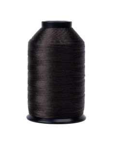 Tex 70 Dark Brown Thread on a black spool