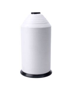 Tex 60 White Thread on a black spool