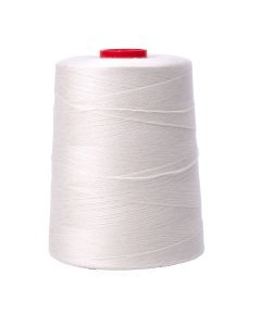 Tex 60 Natural Cotton Thread on red spool