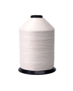 Tex 85 Natural Thread on a black spool