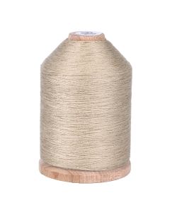 A spool of tan thread