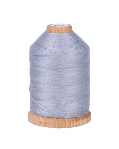 A spool of grey thread