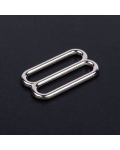 1 Inch Metal Round Triglide Slide with a black background