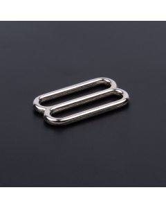 Black background with 1 1/2 Inch Metal Round Wide Mouth Triglide Slide