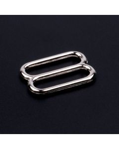 Black background with 1 Inch Nickel Plated Round Wide-Mouth Triglide Slide