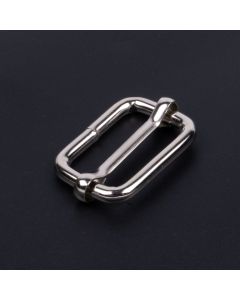 1 Inch Metal Sliding Bar Triglide Buckle with a black background