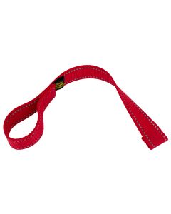 Winch Hook Pull Strap with Reflective Nylon - Red