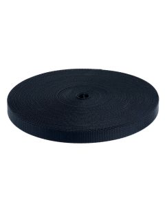 5/8 Inch Black Medium Weight Nylon Webbing Closeout