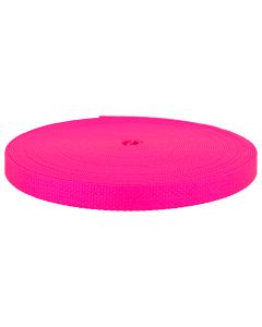 5/8 Inch Hot Pink Medium Weight Nylon Webbing Closeout