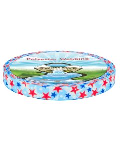 3/4 Inch American Celebration Polyester Webbing