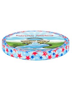 5/8 Inch American Celebration Polyester Webbing