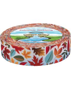 1 1/2 Inch Brisk Autumn Polyester Webbing