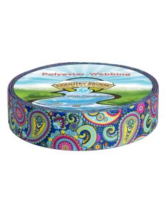 Intricate swirling paisley shapes, floral bursts, and decorative motifs arranged in a lively, repeating pattern.