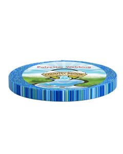 5/8 Inch Blue Serape Polyester Webbing