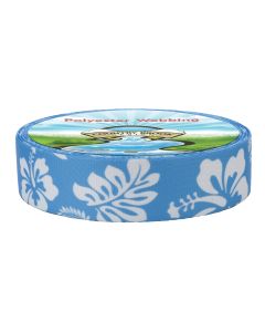 1 Inch Blue Hawaiian Polyester Webbing