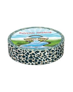A classic animal print featuring black and dark brown spots layered over tan and cream tones, creating a natural leopard-inspired look.