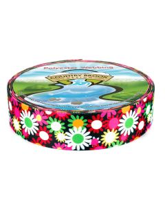 1 Inch Daisy Fields Polyester Webbing 