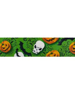 5/8 Inch Ghoulish Delights Polyester Webbing Closeout