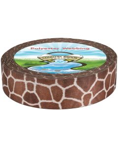 1 Inch Giraffe Polyester Webbing