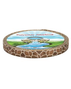 5/8 Inch Giraffe Polyester Webbing