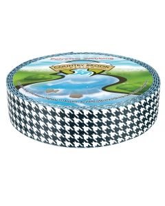 1 Inch Houndstooth Polyester Webbing Closeout, 1 Yard