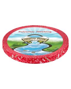 1/2 Inch Ho Ho Ho Polyester Webbing