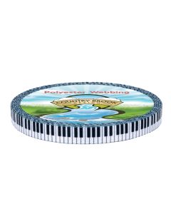 Piano Key design webbing 