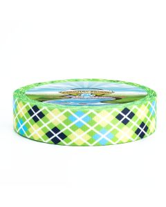 1 Inch Margarita Argyle Polyester Webbing