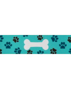 1 Inch Oh My Dog Polyester Webbing