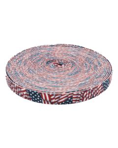 1/2 Inch Patriotic Tribute Polyester Webbing