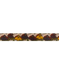 1/2 Inch Pilgrim Turkey Polyester Webbing Closeout, 1 Yard