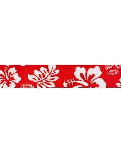 1 Inch Red Hawaiian Polyester Webbing