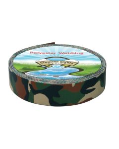 2 Inch Woodland Camo HD Polyester Webbing