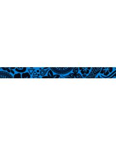 1/2 Inch Blue Polynesian Photo Quality Polyester