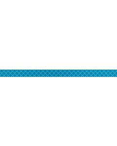 Repeating interlocking quatrefoil shapes that create a balanced, symmetrical lattice pattern.