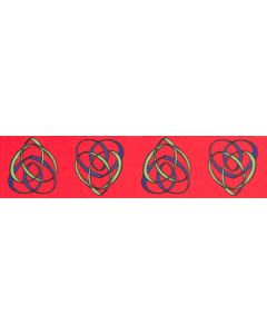 3/4 Inch Celtic Motherhood Knot Photo Quality Polyester Closeout, 1 Yard