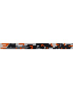 1/2 Inch Orange Digital Camo Photo Quality Polyester Closeout