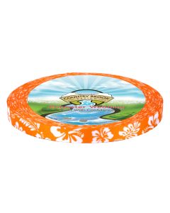 Orange Hawaiian Photo Quality Polyester