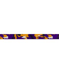 1/2 Inch Purple and Gold Camo Photo Quality Polyester Closeout