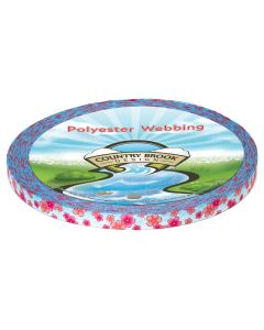 1/2 Inch Pink April Blossoms Photo Quality Polyester