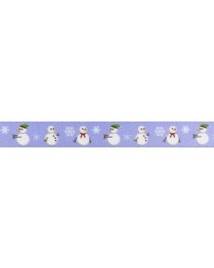 1 Inch Snowman Photo Quality Polyester