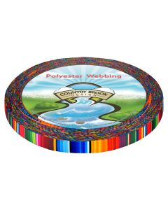 1/2 Inch Serape Polyester Webbing