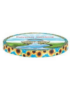 1/2 Inch Sunflowers Photo Quality Polyester