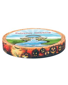 Midnight Fright Reflective Polyester Webbing