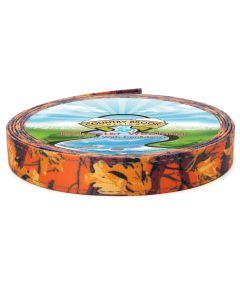 Orange Sunset Camo Reflective Polyester Webbing