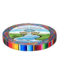 5/8 Inch Serape Reflective Polyester Webbing