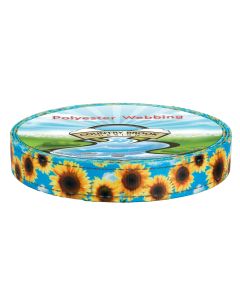 Sunflowers Reflective Polyester Webbing